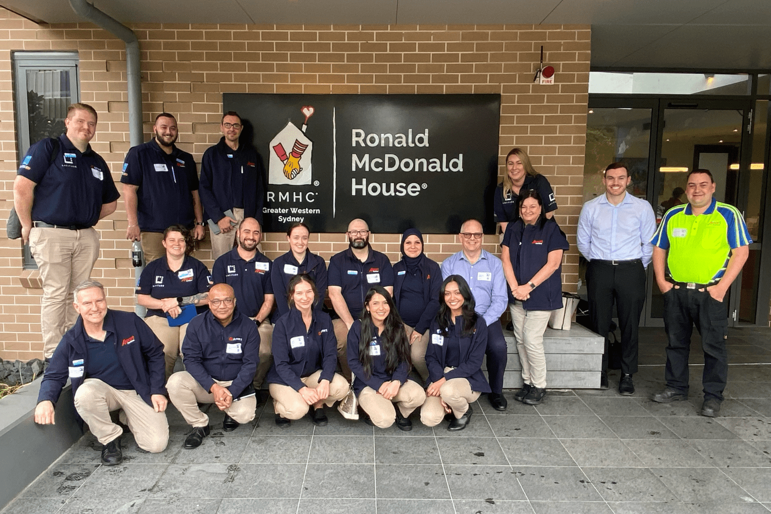 Amart staff at RMHC GWS